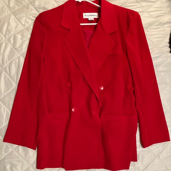 Norton McNaughton USA MADE! Dinner Jacket Blazer Vintage Christmas - Picture 1 of 5